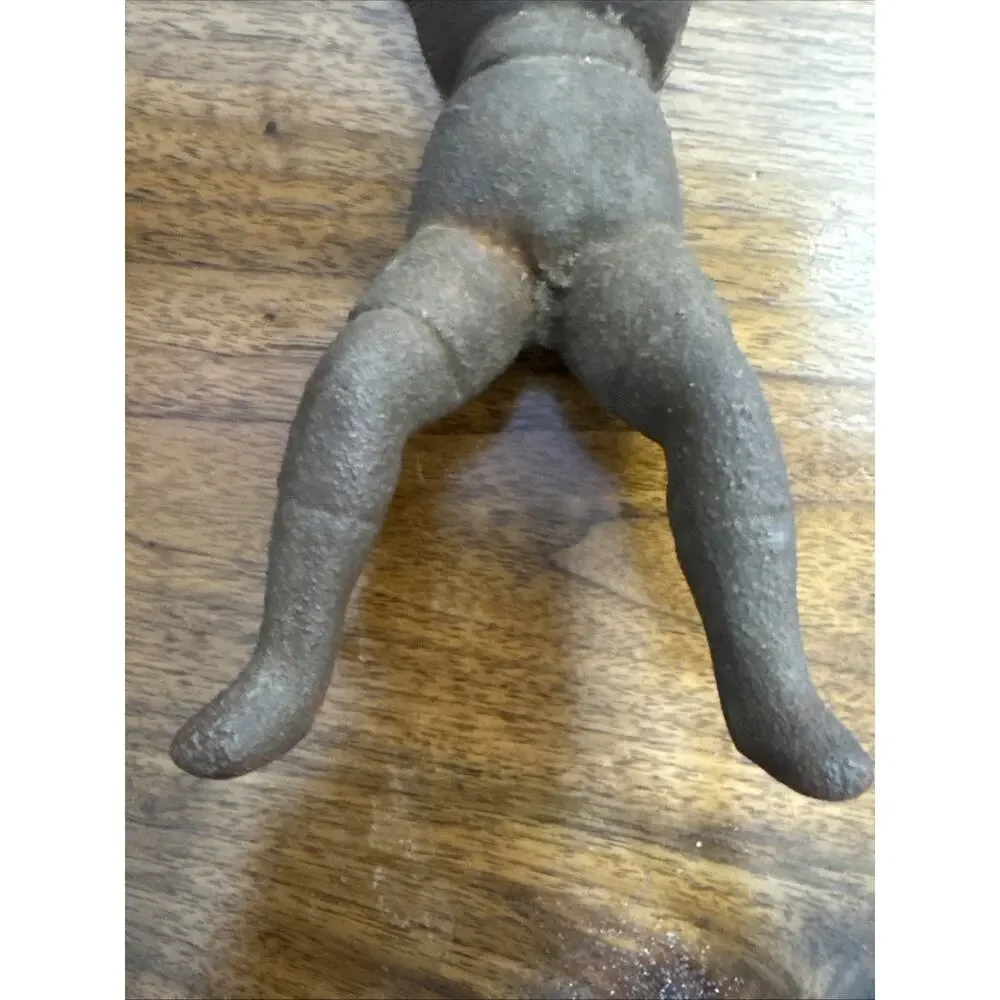 Vintage Boot Jack, Naughty Nellie Cast Iron Figural Boot Jack, Door Stop 10”